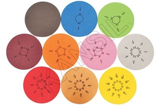 Magnet Fraction Disc With Magnetic Board For Mathe