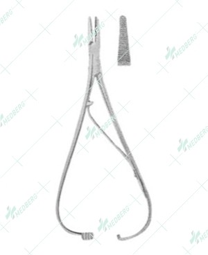Mathieu Needle Holders & Stainless Steel Saliva Ejectors, 17 cm