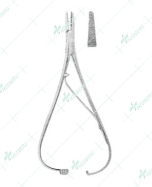 Mathieu Needle Holders & Stainless Steel Saliva Ejectors, 17 cm