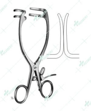 Mayo-Adams Retractors, Finsen, 165 mm