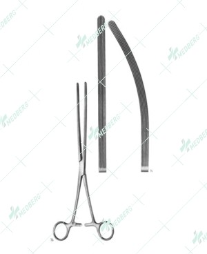 Mayo-Robson Abdominal Intestinal Instrument, Hard Elastic, 250 mm