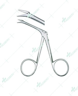 Micro Hartmann 45-Degree Angled Forceps