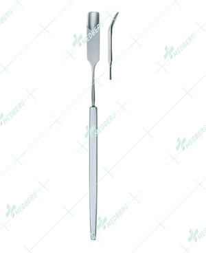 Micro Retractor With Concave Bur Deflector, 9.5mm wide tip