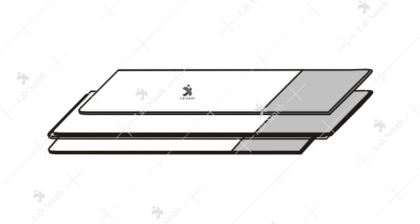 Micro Slide 75 x 25 Prepared from high Quality thin glass, 1.00-1.2mm thick packed with paper in between each slide and sealed in transparent P.P. Envelope, Pk. of 50.-4