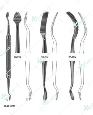 Miller Bone Files, 180 mm