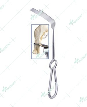 Misch Ramus Retractor – Right, 21cm