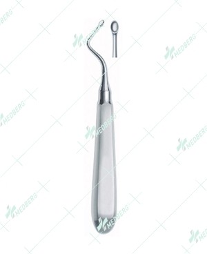Misch Socket Scoop, Angled, Left, 4mm