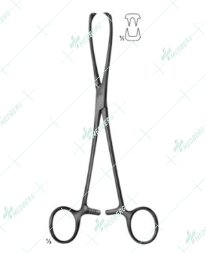 Museux Uterine Tenaculum Forceps, 200 mm