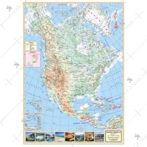 North America Physical Map