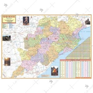 Odisha Political Map