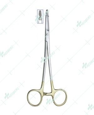 Olsen Hegar Needle Holder, with Scissor