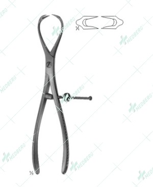 Patella Bone Holding Forceps, 185 mm