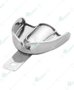 Perma-Lock Solid Regular Stainless Steel Impression Tray