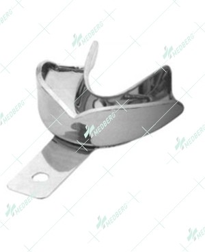 Perma-Lock Solid Regular Stainless Steel Impression Tray