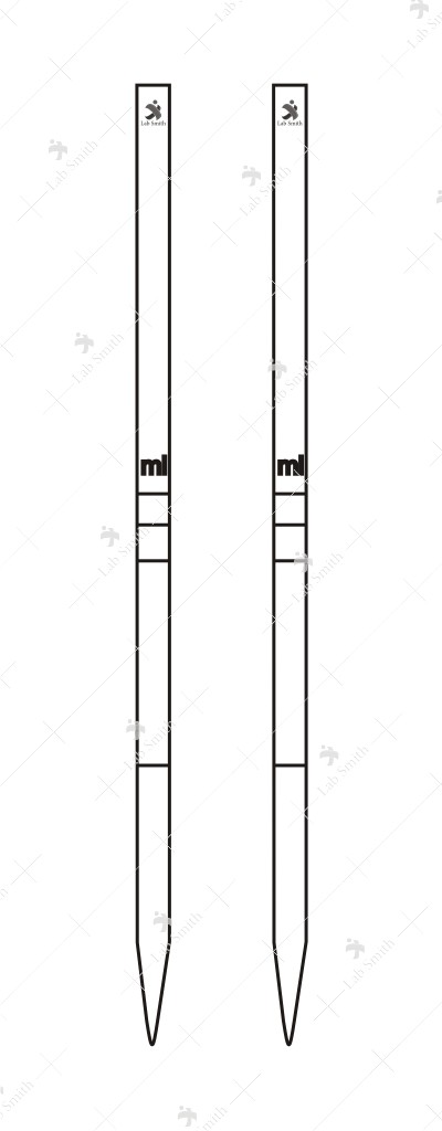 Pipette for Milk Test, Bacteriological, Graduated