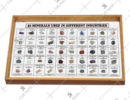 50 Minerals Used in Different Industry (Set of 50)