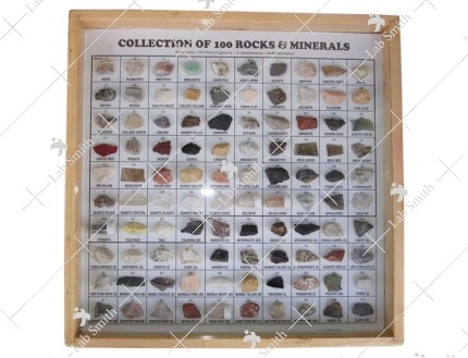 Collection of 100 Rocks & Minerals (25 +25)