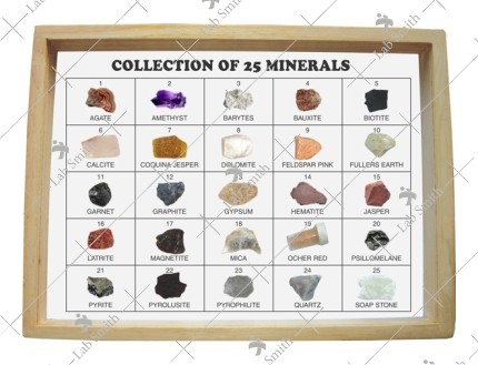 Collection of 25 Minerals