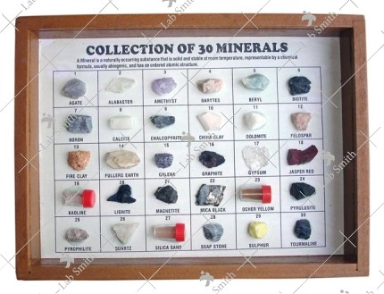Collection of 30 Minerals