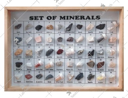 Collection of 50 Minerals