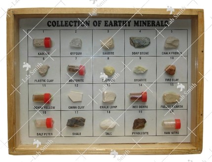 Collection of 20 Earthy Minerals