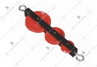 Pulley, Triple In Line, Metal