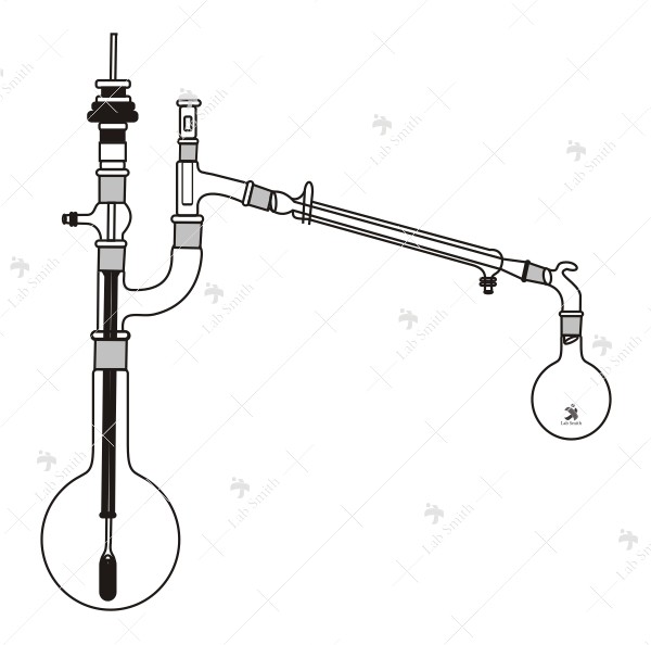 Reaction Assembly, Consists of R.B. Flask 500 ml.,
