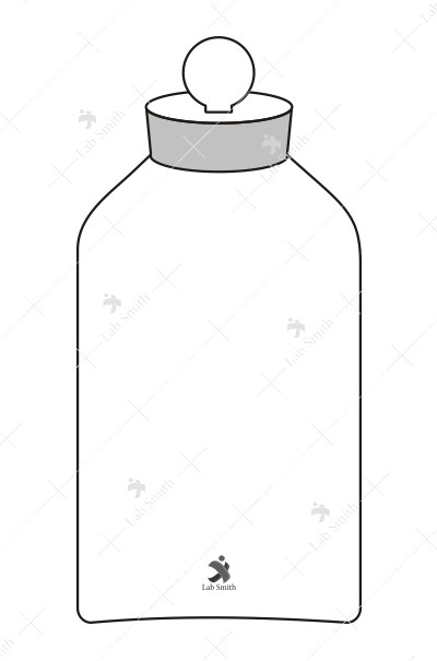 Reagent Bottles, Wide Mouth, with interchangeable hollow Stopper.