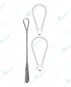 Recamier Biopsy Instrument, Blunt-rigid, 360 mm