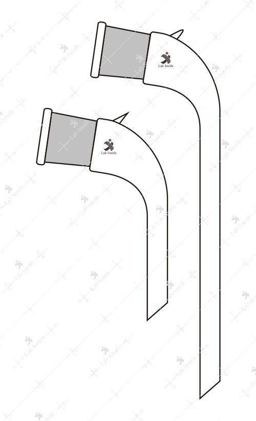 Receiver Adapters, Plain Bend Short/Long.