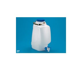 Superior Rectangular Carboy with Stopcock