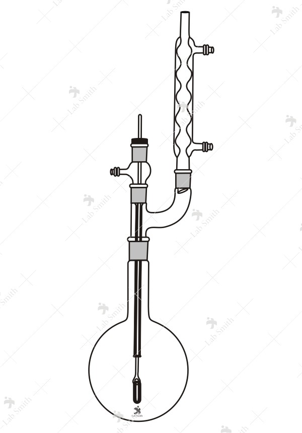 Reflux Assembly, Consists of R.B. Flask 500 ml.,