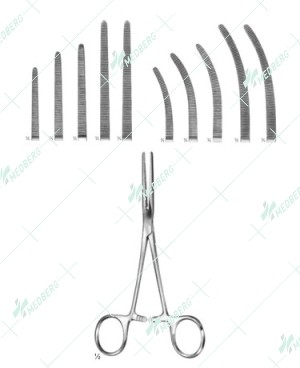 Rochester-Pean Forceps, Straight & Curved