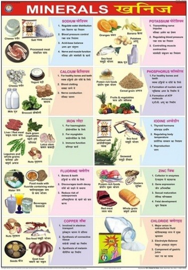 Rocks & Minerals Chart