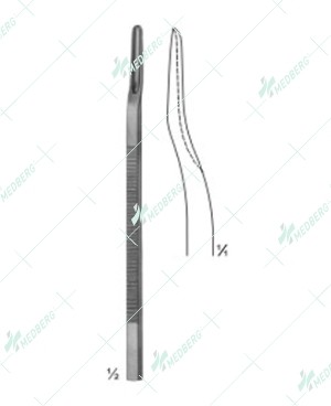Scaphoid Gouge, Downwards Curved, 135 mm