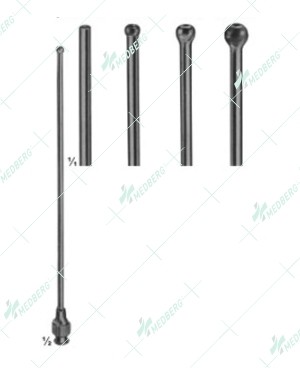 Schmid Vessel Irrigating Cannula, Malleable Silver-plated, 150 mm