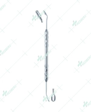 Serrated Graft Packer, Concave Tip, 3mm dia.