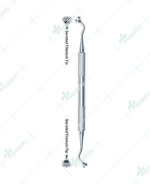 Serrated Tip Graft Packer, Large Double Ended