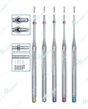 Set of 5 Straight Sinus Osteotomes