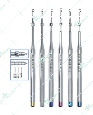 Set of 6 Straight Bone Spreading Osteotomes