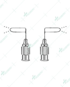 Simcoe Irrigating Lens Nucleus Loop, 25 gauge
