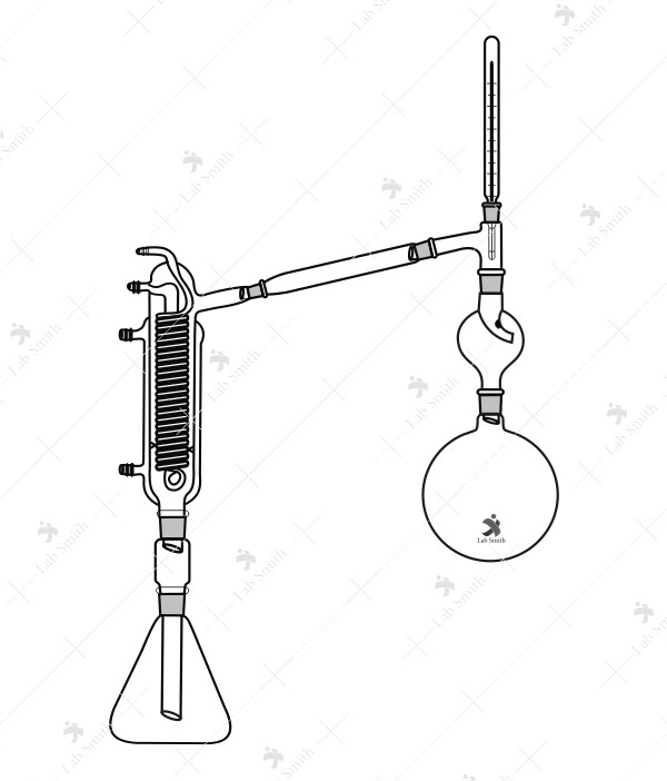 Solvent Recovery Assembly, consists of R.B. Flask 3000 ml.