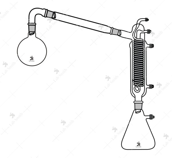 Solvent Recovery Assembly, consists of R.B. Flask 500 ml.