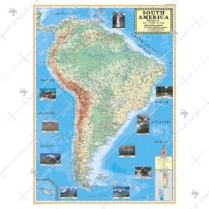 South America Physical Map