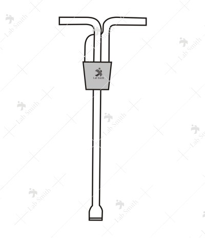 Spare Head, for Gas Washing Bottles, with sintered disc.