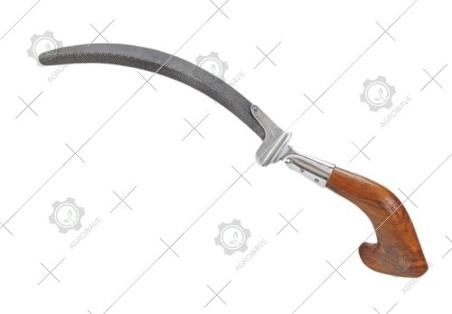 Sickle With Wooden Grip