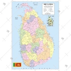 Sri Lanka Tourist Map