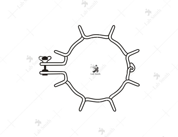 Stainless Steel Clips, with wing nuts for holding 100 mm. flat flanges.