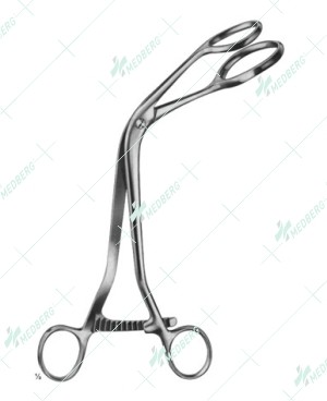 Strassmann Uterine Elevating Forceps, 260 mm
