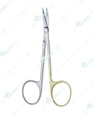 Super-Cut Iris Curved Scissors, 10.8cm
